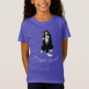 ¡Un amigo perfecto! Camiseta de gato durmiente