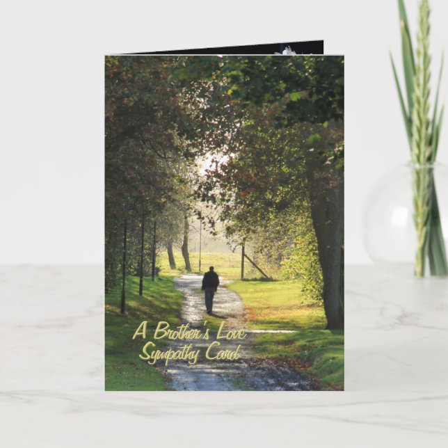 Un amor de Brother, tarjeta de condolencia (Anverso)