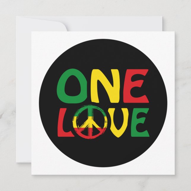 Un amor, diseño de reggae (Anverso)