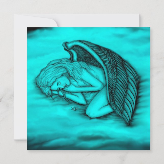 Un ángel dormido (Anverso)