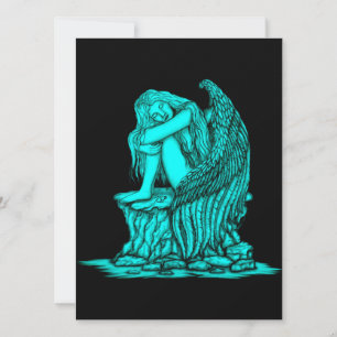 Un ángel dormido en la piedra
