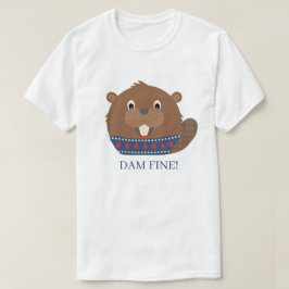 Un animal lindo: "¡MALDITO!" Camiseta de Beaver