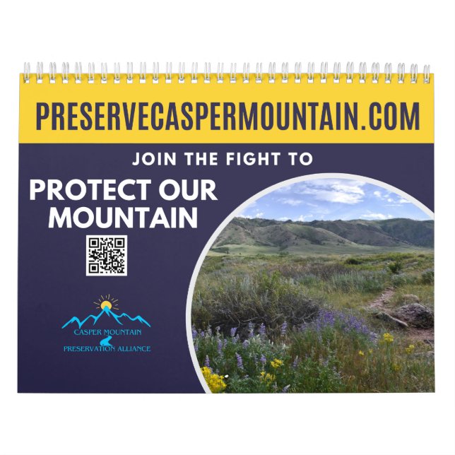 Un año al pie del calendario de la montaña Casper (Tapa)