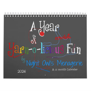 Un año de Calendario de Diversión de Ganchillo Yar