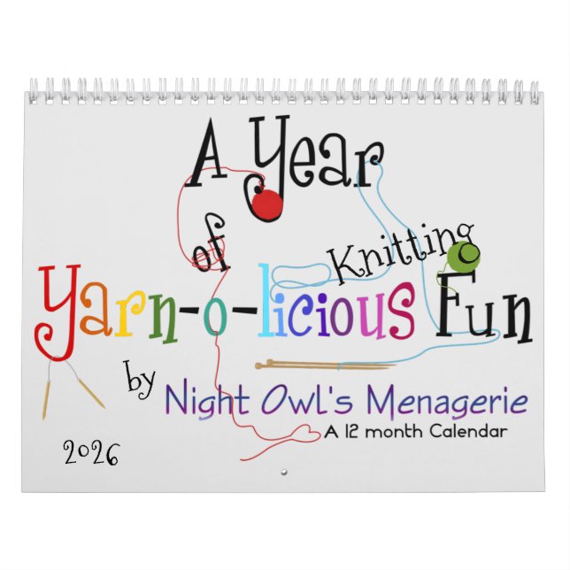 Un año de calendario de diversión para el kitting  (Tapa)