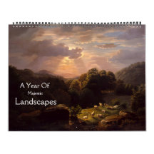 Un Año De Majestuosos Paisajes Calendario