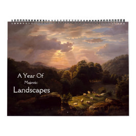 Un Año De Majestuosos Paisajes Calendario