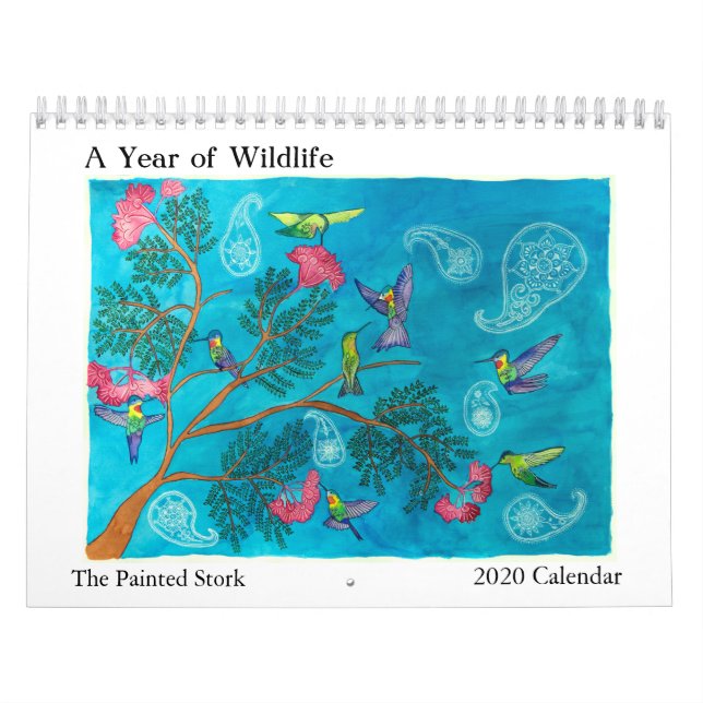 Un año de vida silvestre - 2020 calendario ilustra (Tapa)