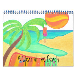 Un año en el calendario de playa