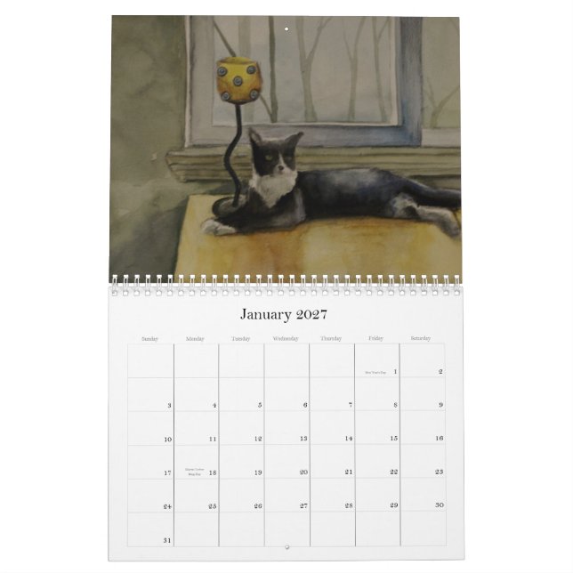 Un año en la acuarela - calendario 2010 (Jan 2027)