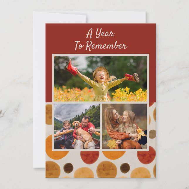 Un año para recordar la Feliz Navidad Moderna 3 Fo (Anverso)