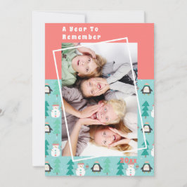 Un año para recordar la foto navideña de Navidades