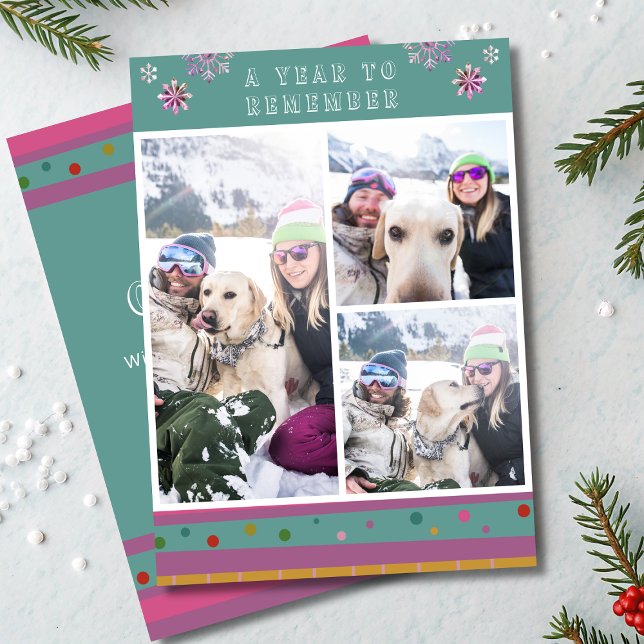 Un año para recordar tarjetas de Navidades fotográ (Subido por el creador)