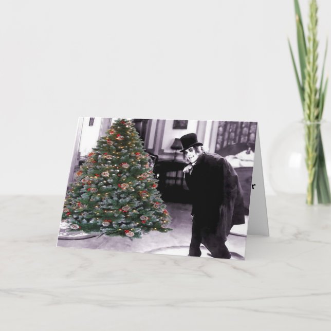 Un árbol de Navidad después de la medianoche (Anverso)
