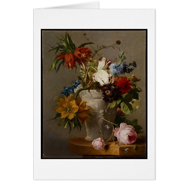 Un arreglo con las flores, siglo XIX (Frente)