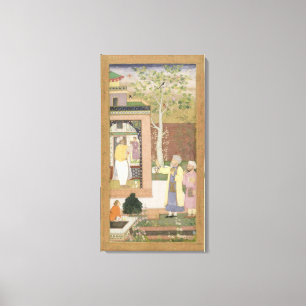 Un artista decorando la decoración de un patio aja