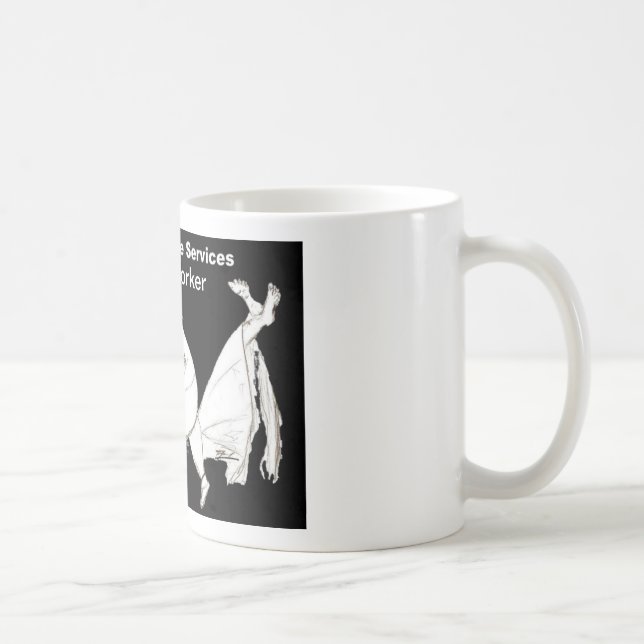 Un asistente social en la taza de café del trabajo (Derecha)
