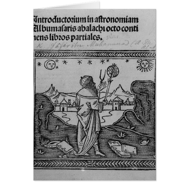 Un astrónomo stargazing (Frente)