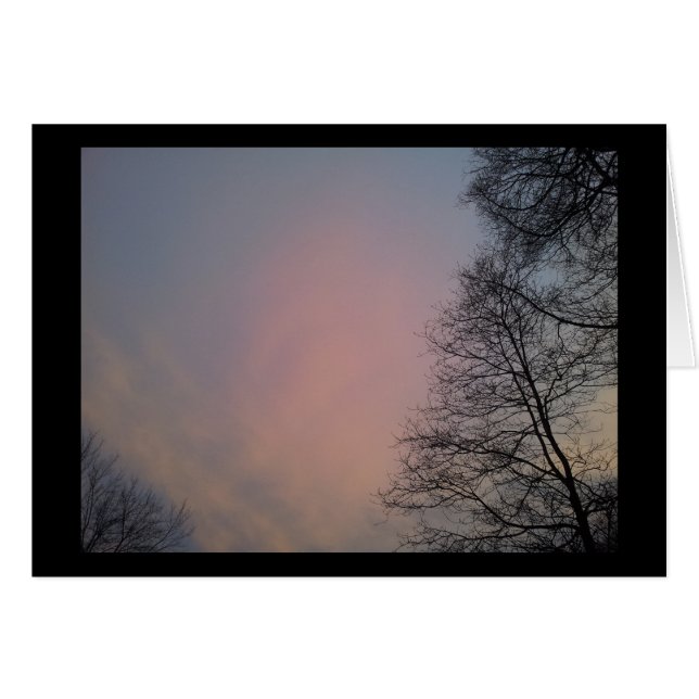 Un atardecer invernal (Anverso (Horizontal))