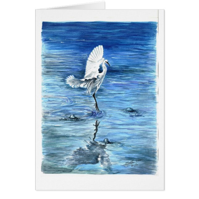 Un aterrizaje de la garza (Frente)