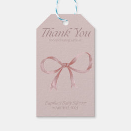 Un atrevido arribo Baby Shower Gracias Etiquetas