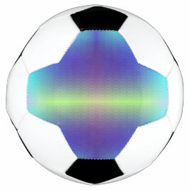 Un balón de fútbol con un diseño único