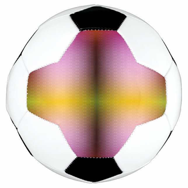 Un balón de fútbol con un patrón único (Anverso)