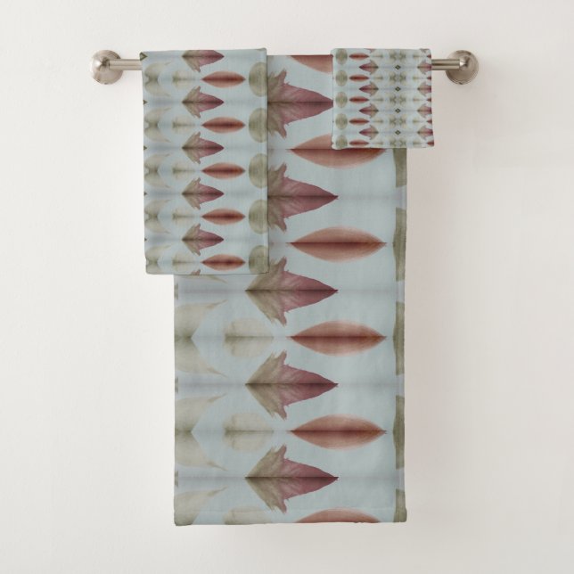 Un baño de color de agua con patrones (In situ)