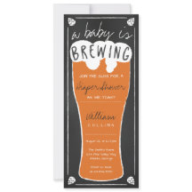 Un Bebé Está Preparando Invitación A La Ducha, Duc