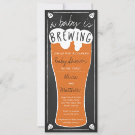 Un bebé está preparando la invitación de Baby Show