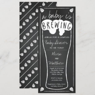 Un bebé está preparando la invitación de Baby Show
