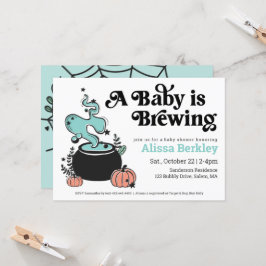 Un bebé está preparando la invitación de Baby Show