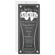 Un bebé está preparando la invitación de Baby Show