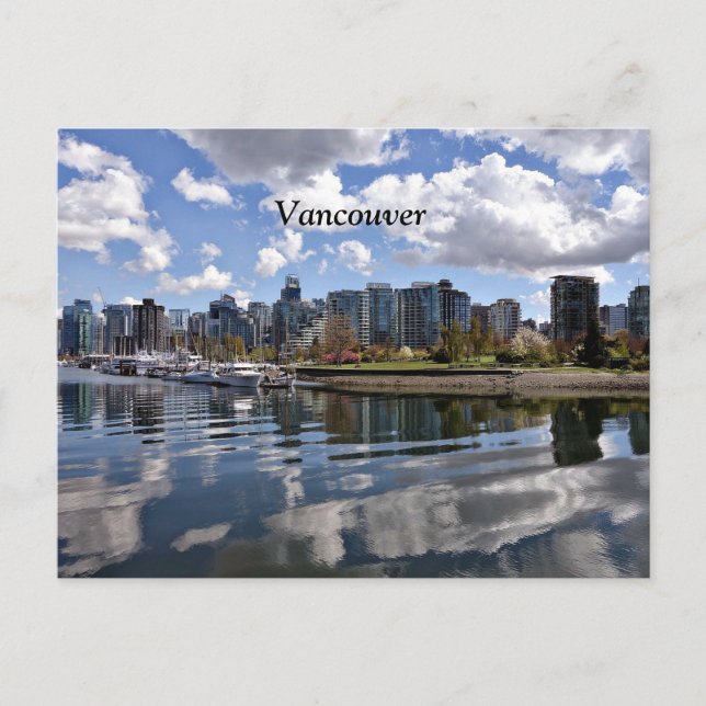 Un bello día en Vancouver, postal BC (Anverso)