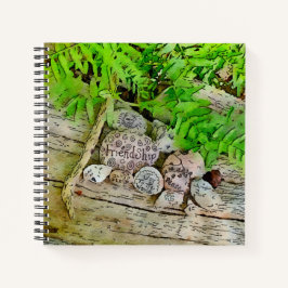 Un bello diario con naturaleza y afirmando el deso