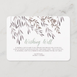 Un Boda de Flores Silvestres Deseando Tarjeta De A