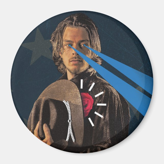 Un bonito chico de la vaca busca el imán del amor (Frente)