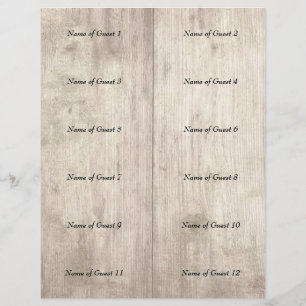 Un borrador de configuración para 12 tarjetas de p