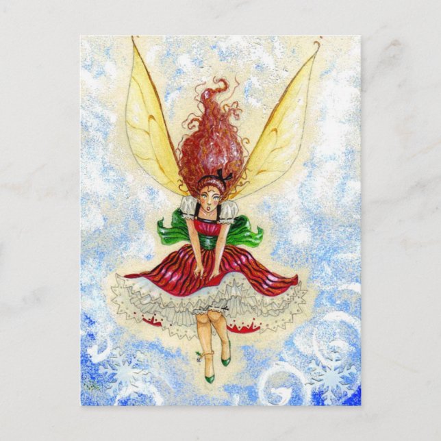 Un borrador de postal de invierno (Anverso)