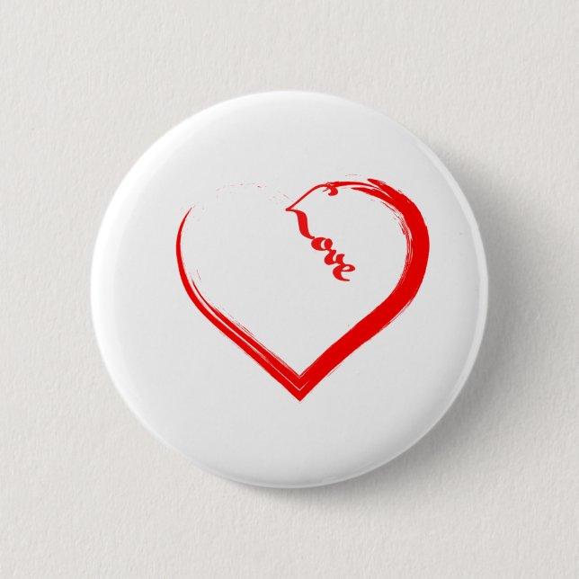 Un botón de corazón adorable (Anverso)