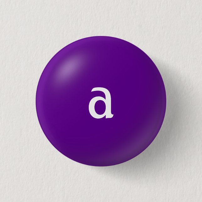 Un botón de monograma (Anverso)