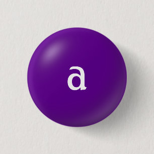 Un botón de monograma