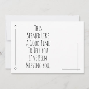 Un buen momento para decirte que te he estado extr