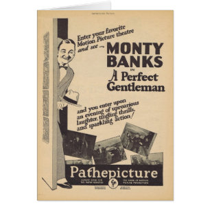 Un caballero perfecto Monty deposita el anuncio de