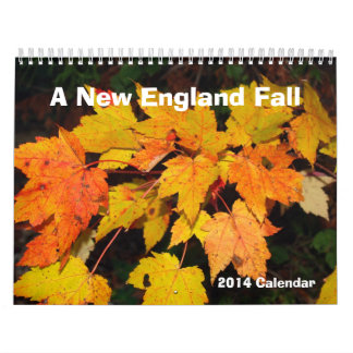 Un calendario de la caída 2014 de Nueva Inglaterra