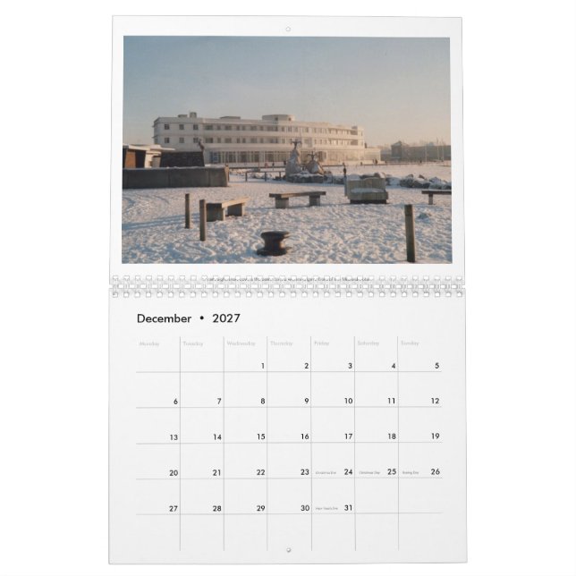 Un calendario de Morecambe Bay (Dec 2027)