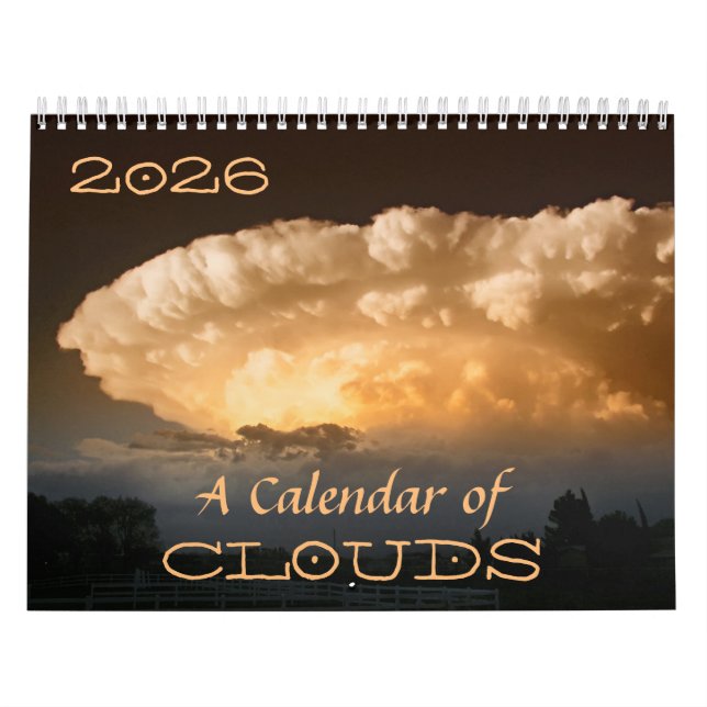 Un calendario de nubes para 2025 con cotizaciones  (Tapa)