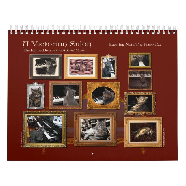 Un calendario de salón victoriano con Nora (Tapa)