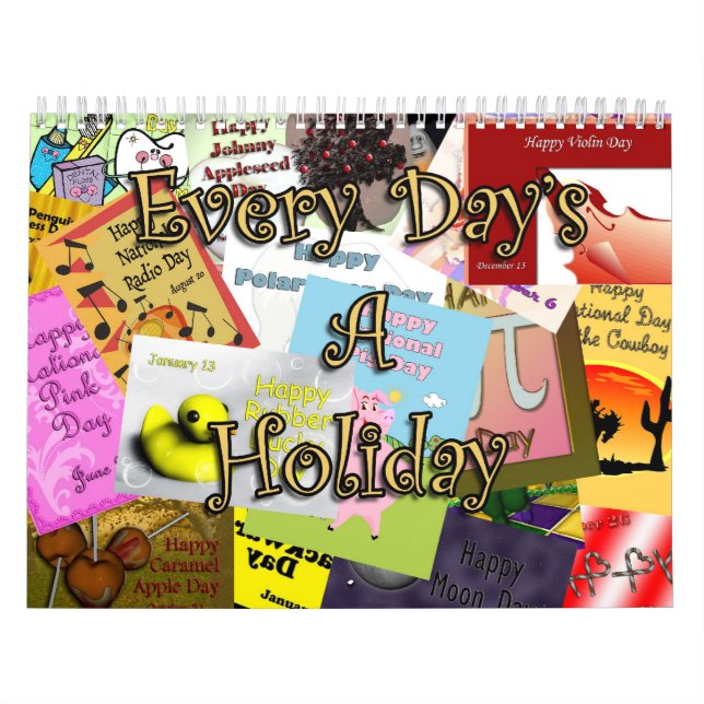 Un calendario del día de fiesta 2011 de cada día (Tapa)