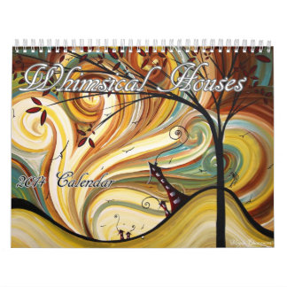 Un calendario único de arte para las casas contemp